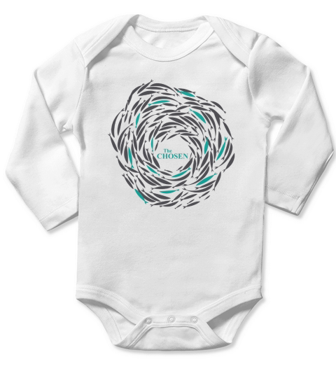the chosen - Unisex Long Sleeve Long Sleeve Baby One-Piece