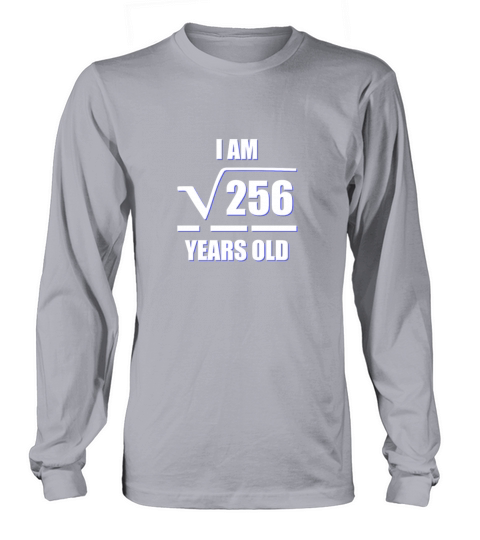 256 Square 16th Birthday Women's Long Sleeve