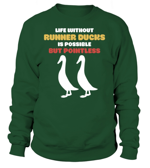 Runner ducks duck owner gift poultry Women's Sweatshirt