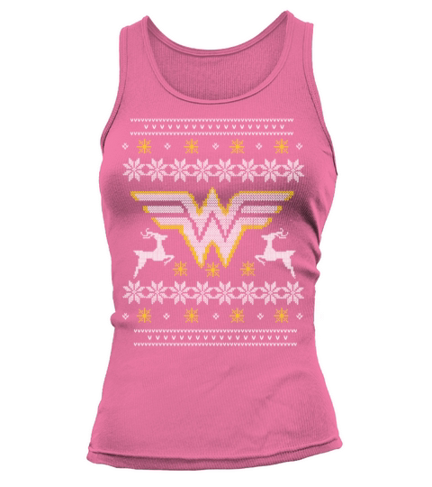 DC Comics Ugly Christmas Sweater Logo Women's Tank Top