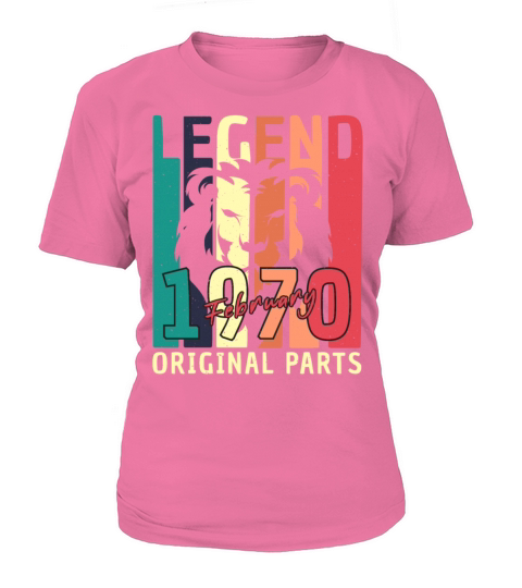 February 1970 Original Retro Lion Women's T-Shirt