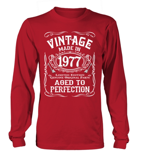 Vintage Made In 1977 Women's Long Sleeve