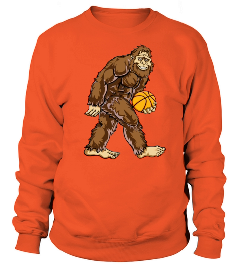 Bigfoot Hunter Basketball Player Game Women's Sweatshirt