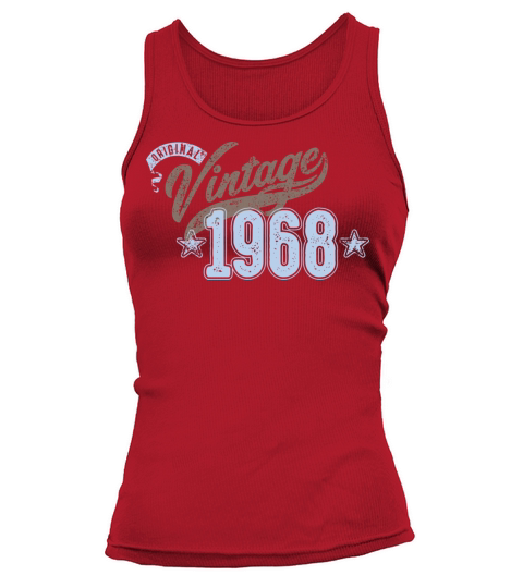 Original Vintage Birth Year 1968 Tank top Woman