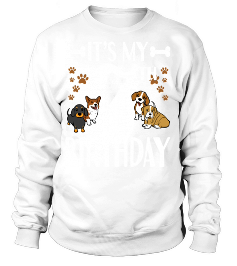 Its My 7th Birthday Dog Lover 7 Years Old Puppy Women's Sweatshirt