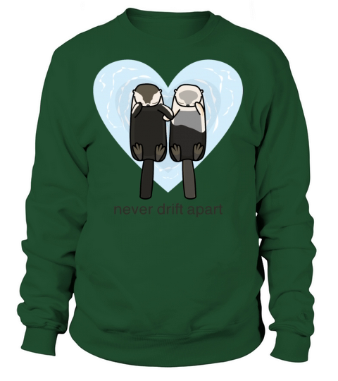 Sea Otters In Love Women's Sweatshirt
