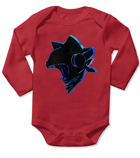 Monstercat Cyan Décrit Long Sleeve Baby One-Piece