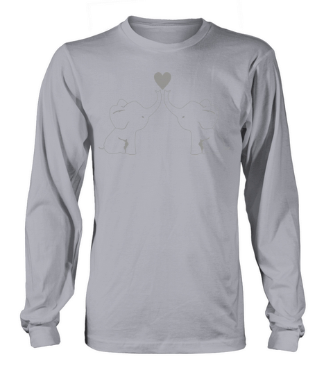 elephant fall in love Men's Long Sleeve