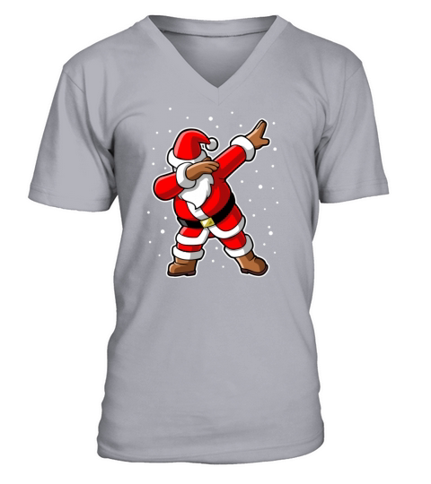 dabbing santa claus Men's V-Neck T-shirt