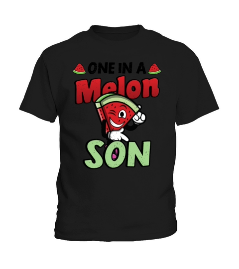 Watermelon Son Child Melon Father Love Family Kids T-Shirt