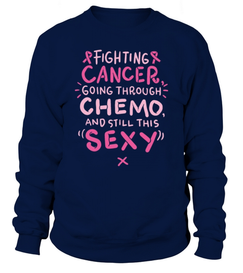 Chemo Battle Cancer Suck Cancer Fighting Therapy Men's Sweatshirt