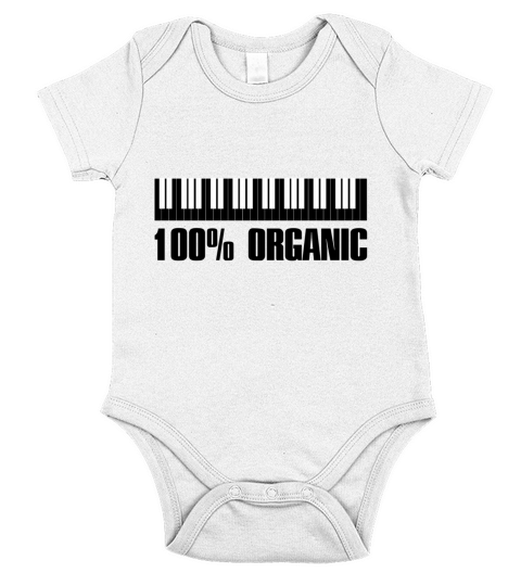 organic black Short Sleeve Baby One-Piece