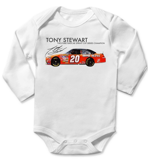 Tony Stewart Long Sleeve Baby One-Piece