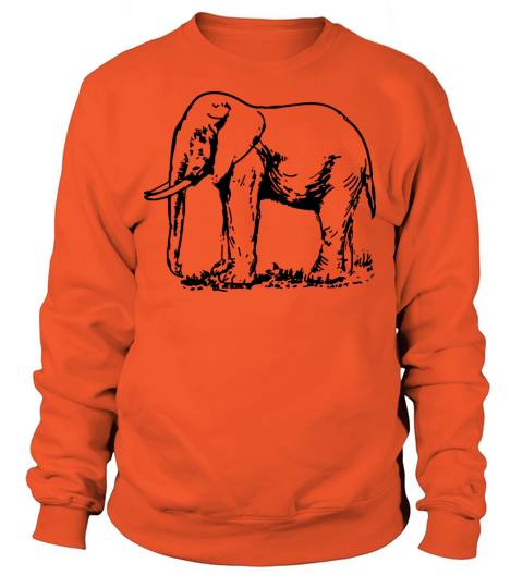 Elephant Drawing Women's Sweatshirt