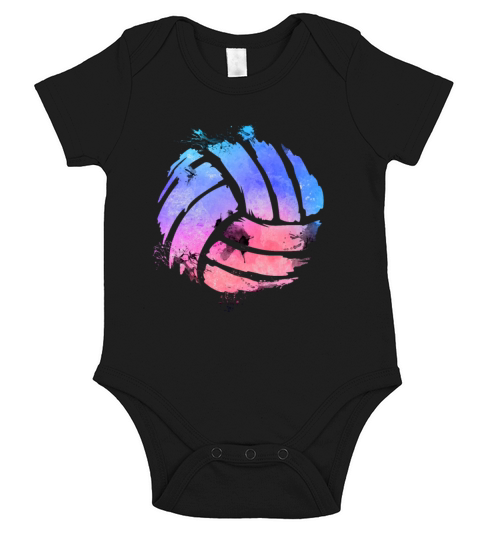 Beach Volleyball Short Sleeve Baby One-Piece