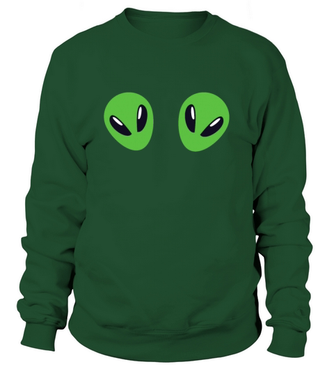Alien Heads Shirt Colorful Rave Ufo Shirt Believe Men's Sweatshirt