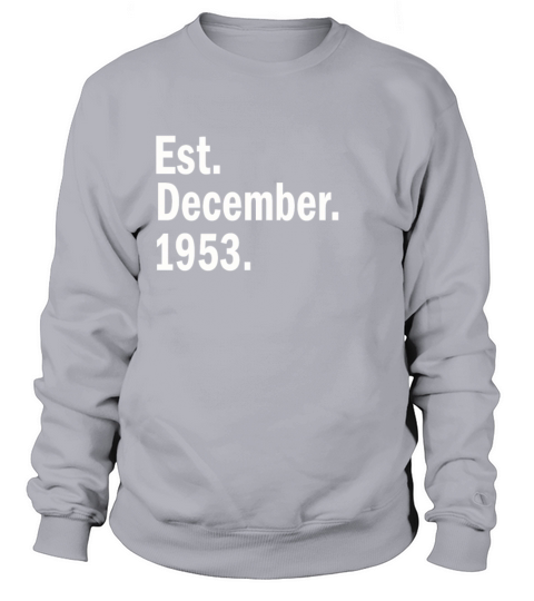 Est December 1953 Women's Sweatshirt
