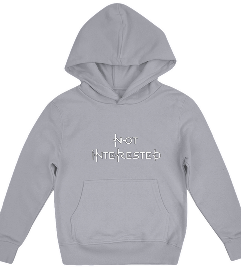 not interested Kids Hoodie