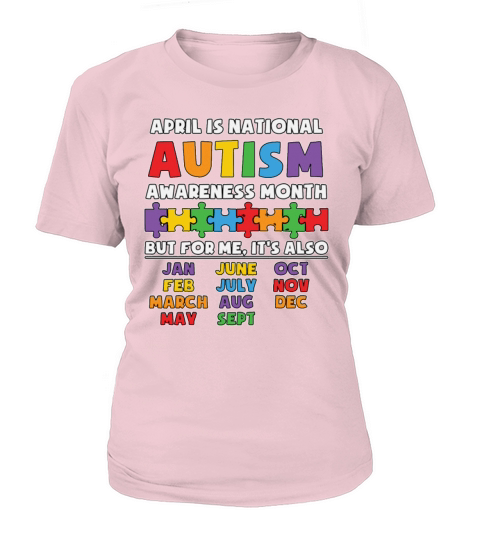 Autism Awareness - Autistic Puzzle I Wear Blue Women's T-Shirt