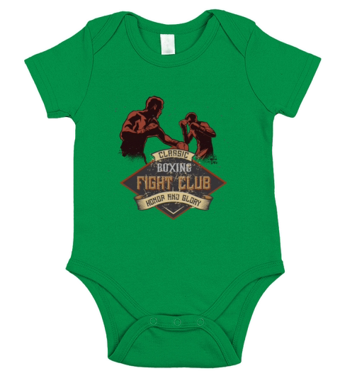 Boxing Short Sleeve Baby One-Piece