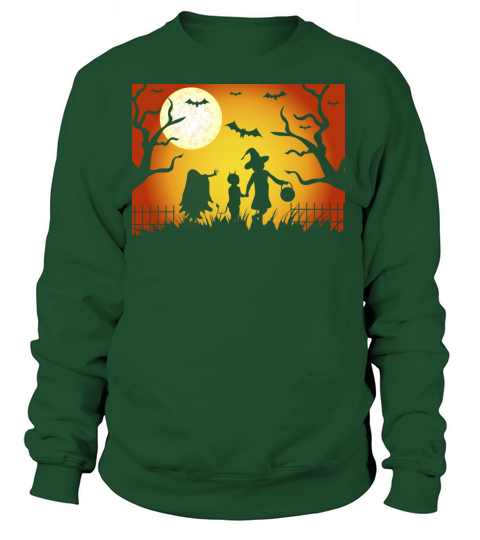 Happy Halloween Witch Daughter And Ghost Women's Sweatshirt