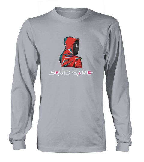 Squid Korean Game Drama K Drama Red Hood Horror Women's Long Sleeve