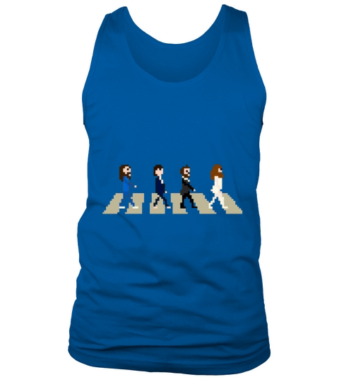 8 Bit Abbey Road 1 The Beatles Tank Top Unisex