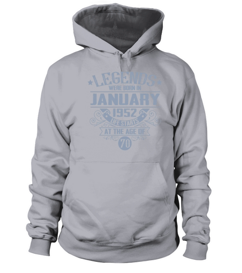 legends were born in January 1952 Women's Hoodie