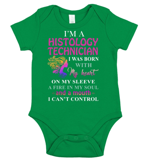 HISTOLOGY TECHNICIAN Cant Control Short Sleeve Baby One-Piece