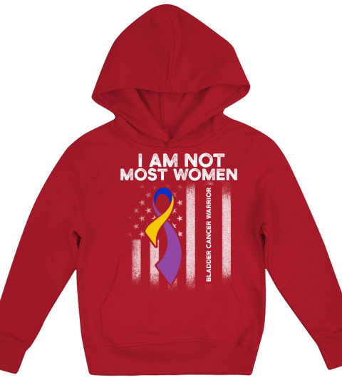 Bladder Cancer Survivor Most Women Warrior Fight Kids Hoodie