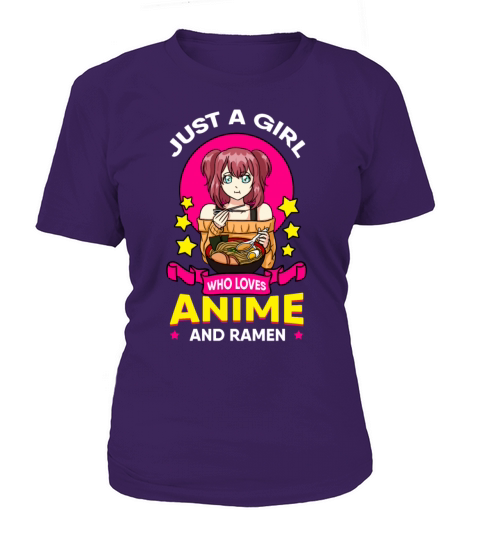 Just A Girl Who Loves Anime And Ramen Women's T-Shirt