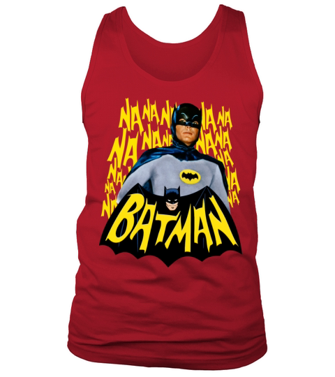 DC Comics Batman Vintage Actor Theme Song Men's Tank Top