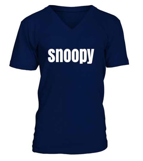 snoopy Men's V-Neck T-shirt