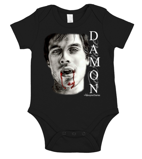 TEAM DAMON Short Sleeve Baby One-Piece