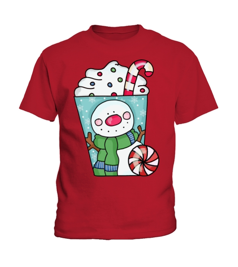 Coffe and Snowman Kids T-Shirt