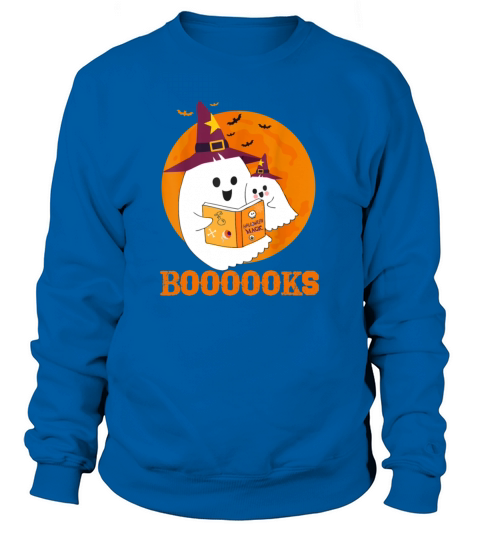 Booooks Halloween Tee Boo Read Books outfit Women's Sweatshirt