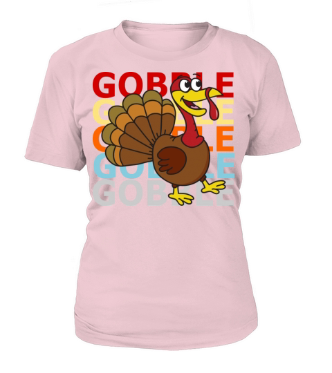 Retro Vintage Style Thanksgiving Turkey Gobbler Women's T-Shirt