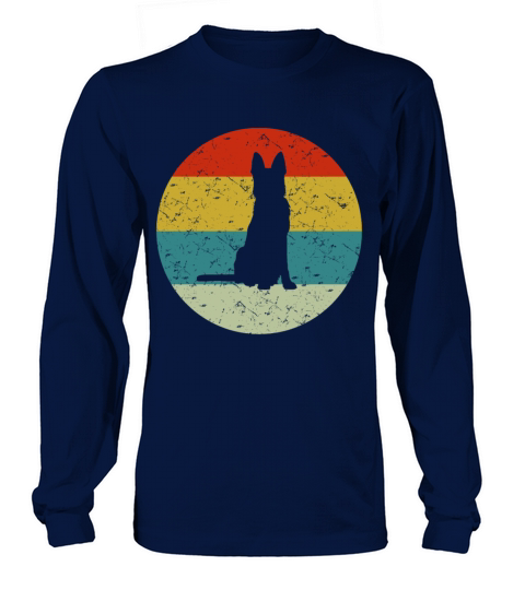 GERMAN SHEPHERD vintage Women's Long Sleeve