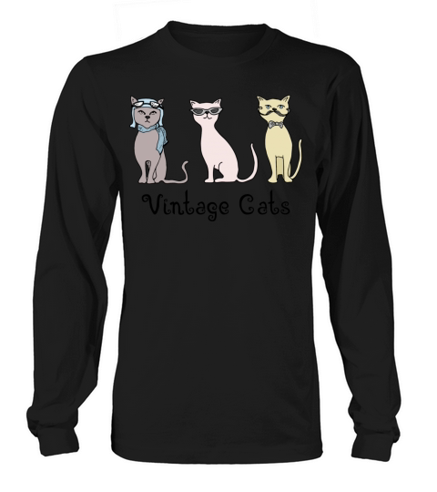 Vintage Cats Women's Long Sleeve