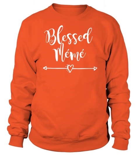 Blessed Meme French Grandmother Grandma Women's Sweatshirt