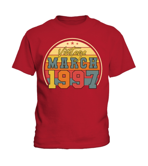 Vintage Funny March 1997 Kids T-Shirt