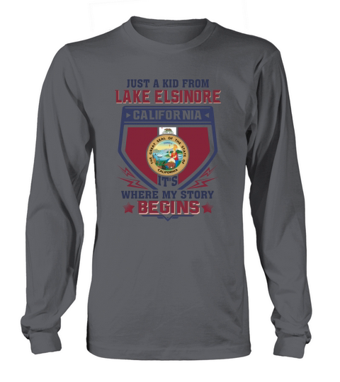 Lake Elsinore California Long sleeved Unisex