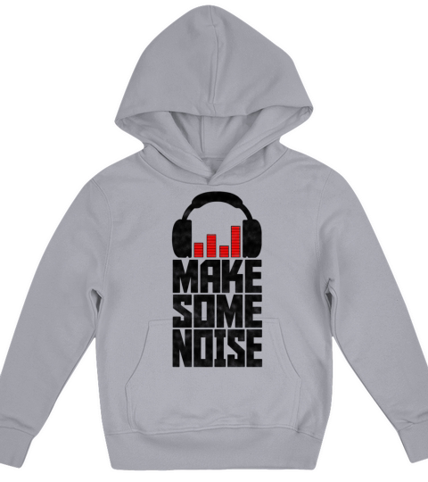 Make Some Noise Headphone Kids Hoodie