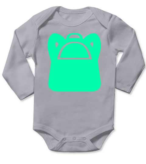 Backpack Long Sleeve Baby One-Piece
