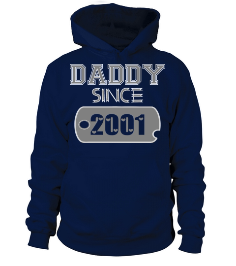 Daddy Since Tag 2001 Happy Fathers Day Women's Hoodie