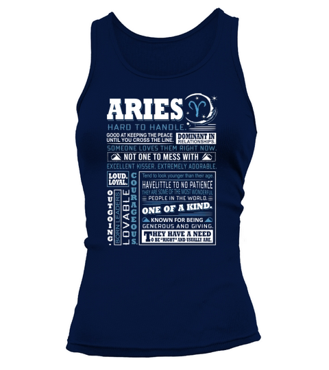Aries Zodiac Birthday Tank top Woman