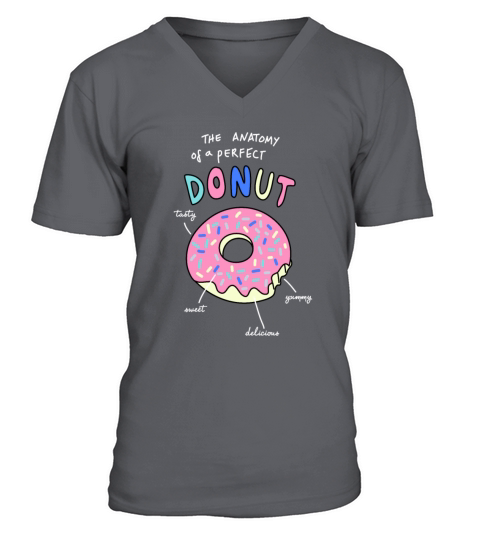 The Anatomy Of A Perfect Donut Men's V-Neck T-shirt