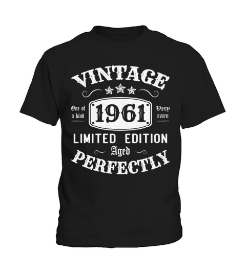 Vintage 1961 Limited Edition Aged Perfectly Kids T-Shirt