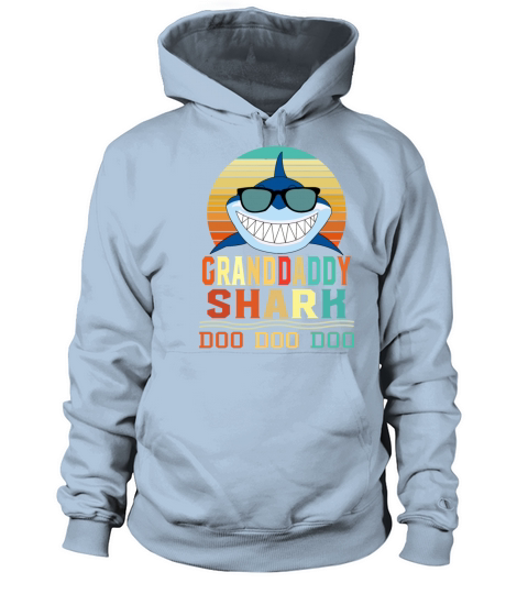 Vintage Mens Grandfather Shark Doo Doo Doo Father Women's Hoodie