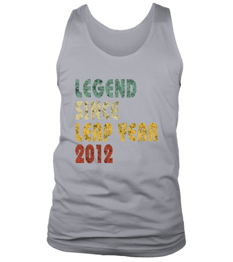 Retro Legend Since Leap Year 2012 Funny Birthday Tank Top Unisex